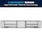 Flash Furniture Rectangle Fold Training Table, Wht, 18X96, 18" W, 96" L, 29" H, Plastic Top, White DAD-YCZ-244-2-GW-GG - alternate 4